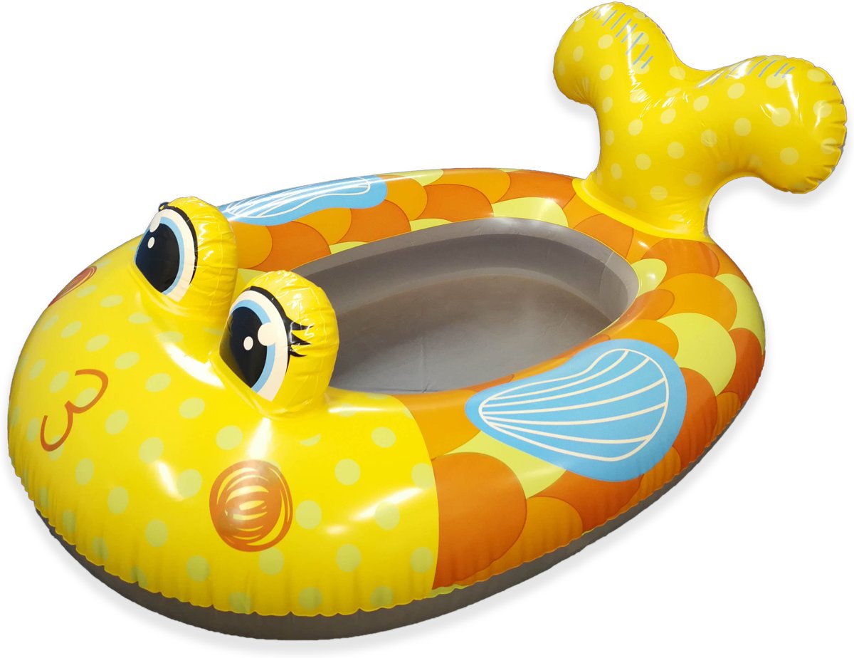 Opblaasbaare Vis Zwemband voor Kinderen – 76x117x46cm | Waterspeelgoed | Zwembad Opblaasfiguur | Luchtbed